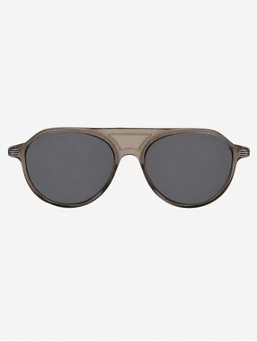 THOM BROWNE | Grey / Silver Aviator Style Sunglasses TB-809 Made in Japan